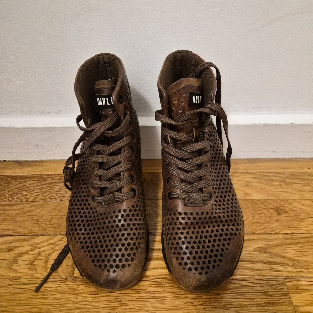 Brown High-Top Men's Shoes
